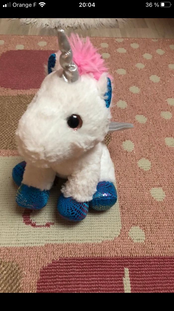 Peluche licorne - photo numéro 4