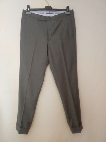 Pantalon de costume en laine anthracite Daniel Crémieux taille 42