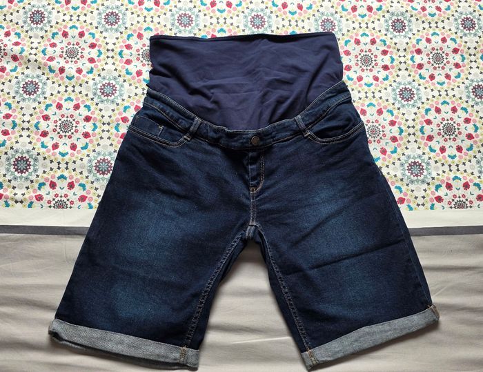 Short bermuda jean grossesse