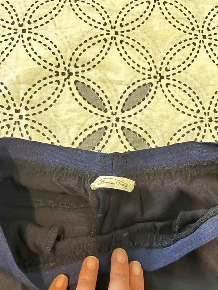 Pantalon marine fluide - photo numéro 3