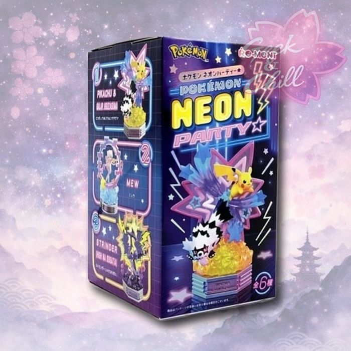 Figurine Re-Ment Pokémon - Neon Party - Mesmérella et Bibichut - photo numéro 2