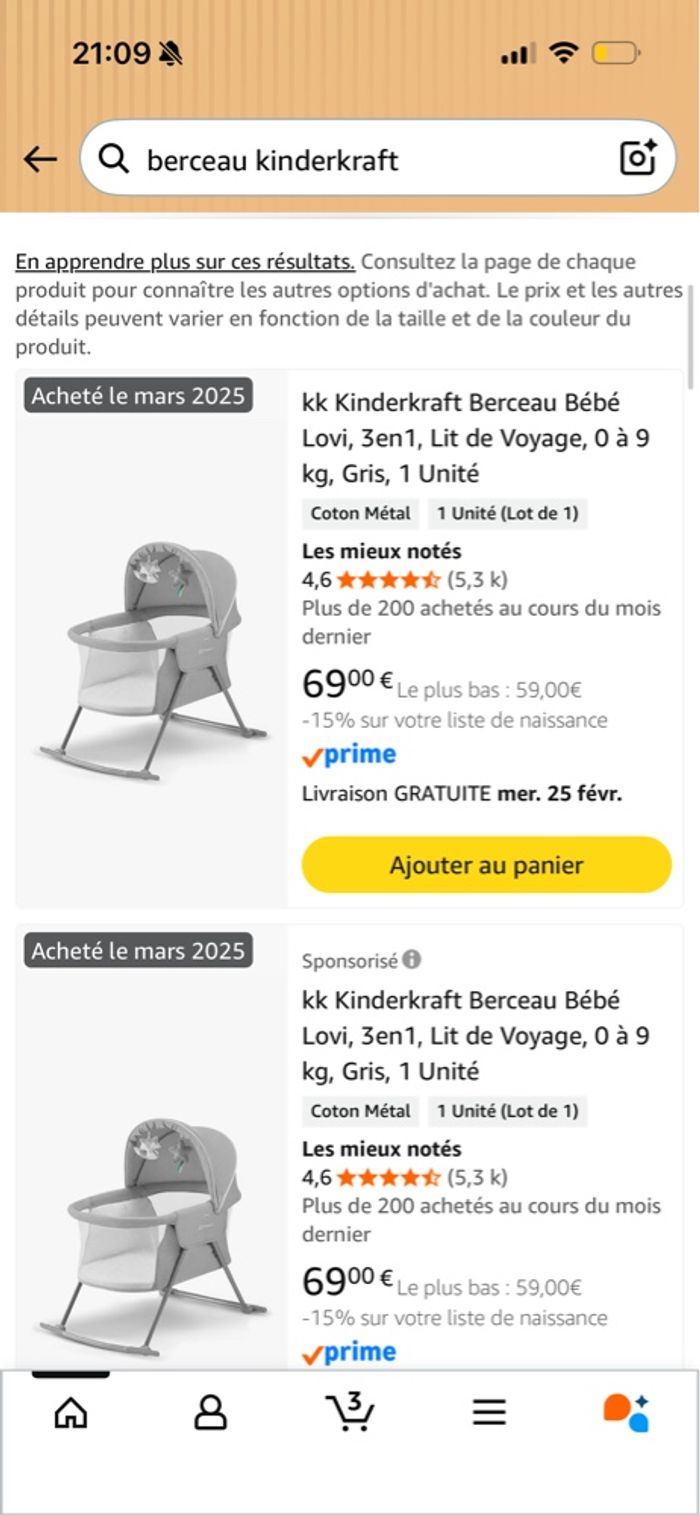 Berceau pliant - photo numéro 7