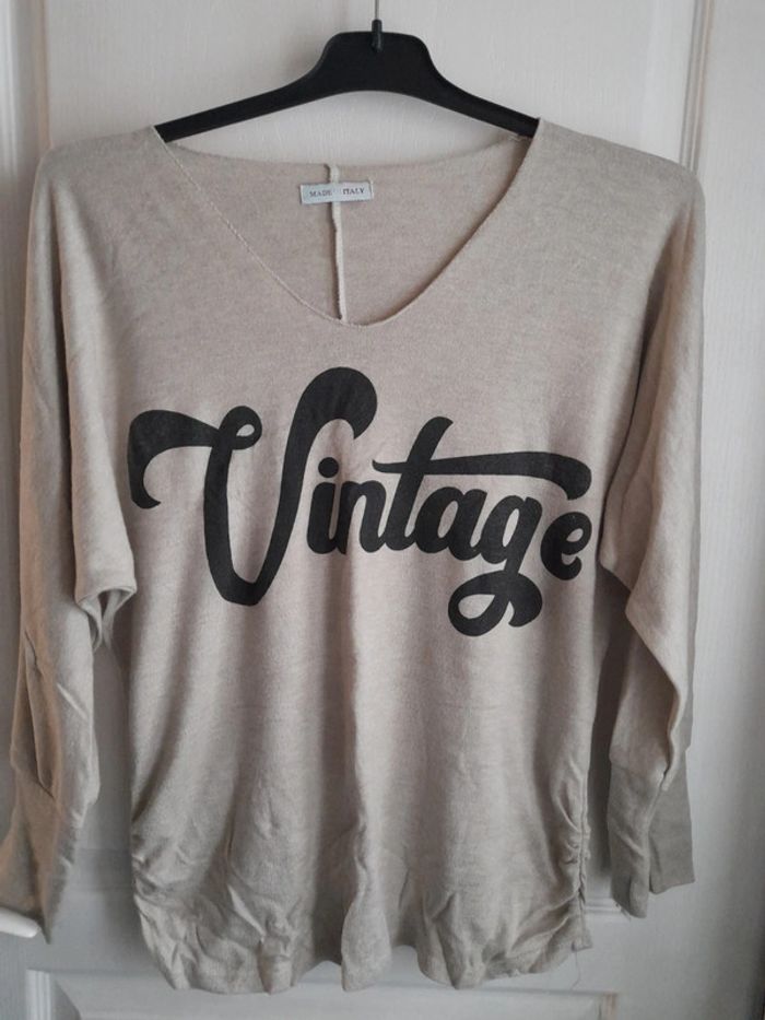 Pull fin " Vintage"