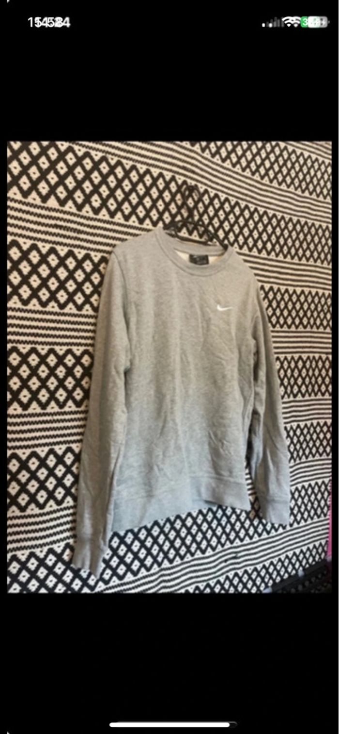 pull Nike, gris taille M - photo numéro 4