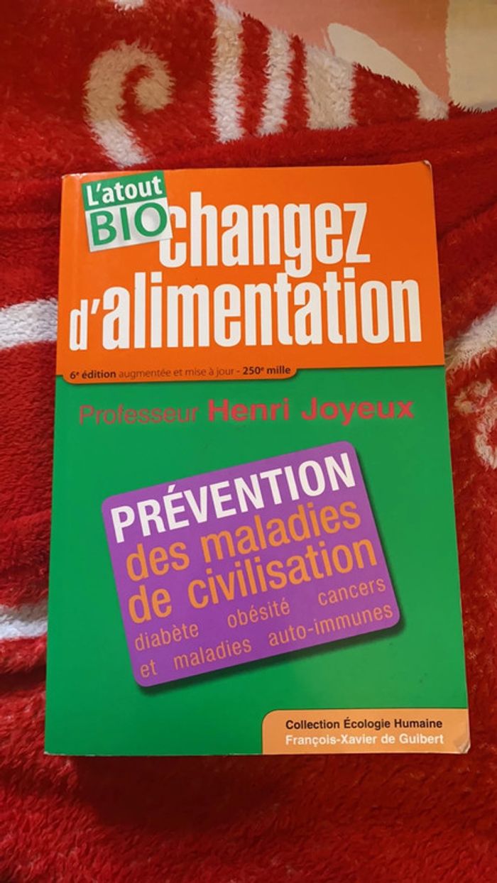 Livre « changez d’alimentation »