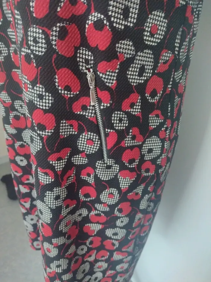 Robe midi imprimée florale Armand Thierry – Taille 42 - photo numéro 3