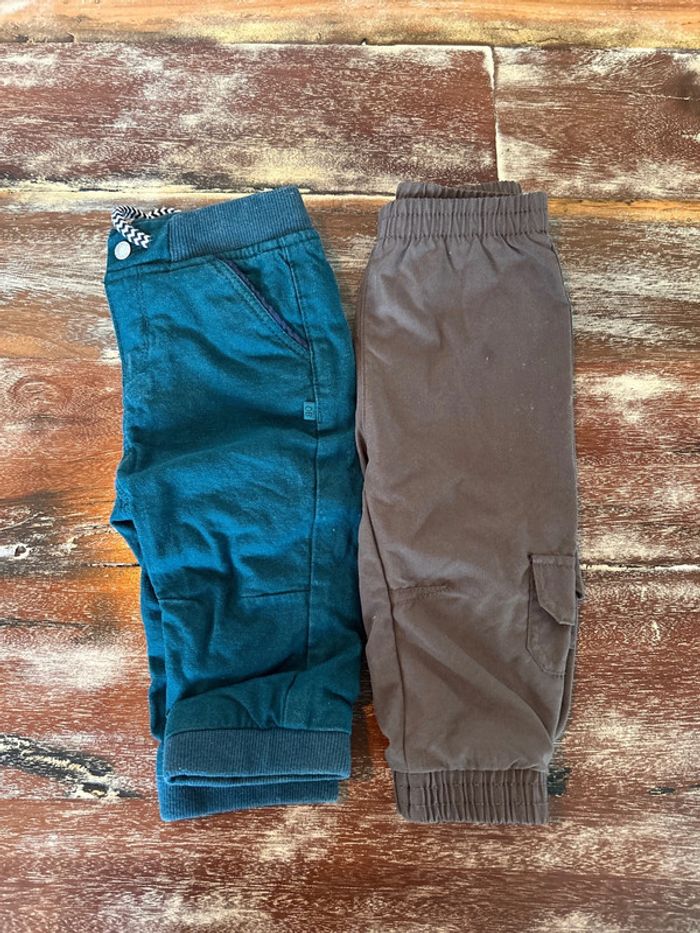 Lot 2 pantalons garçon