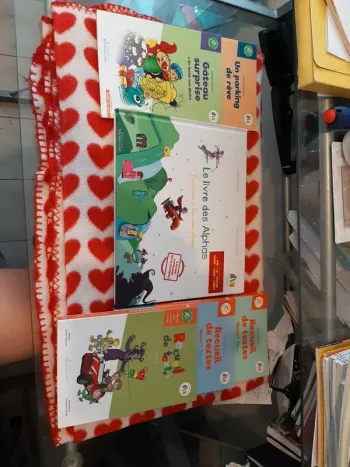 Lot  livres  1ère lecture cp methode les alphas