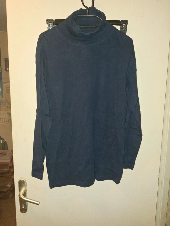 Tee-shirt epais col roulé M