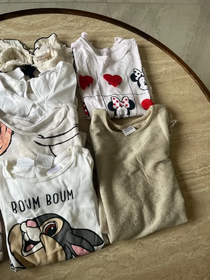 Lot de tee shirt manche longue bébé fille - photo numéro 4