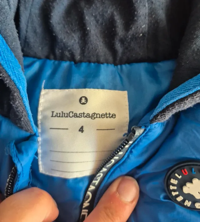 Manteau bleu lulu castagnette - photo numéro 2