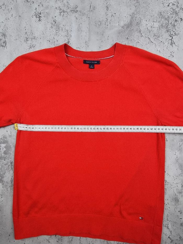 Pull léger manches courtes Tommy Hilfiger – Taille M Femme (mesures en photos) - photo numéro 7