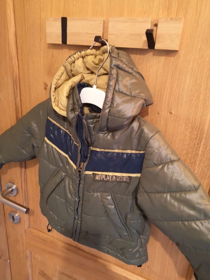 Manteau doudoune Replay en kaki 12 mois - photo numéro 2