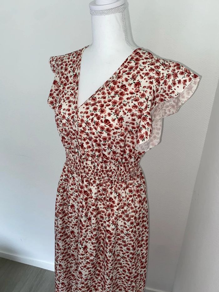 Robe longue été à fleurs taille 38/M - photo numéro 3