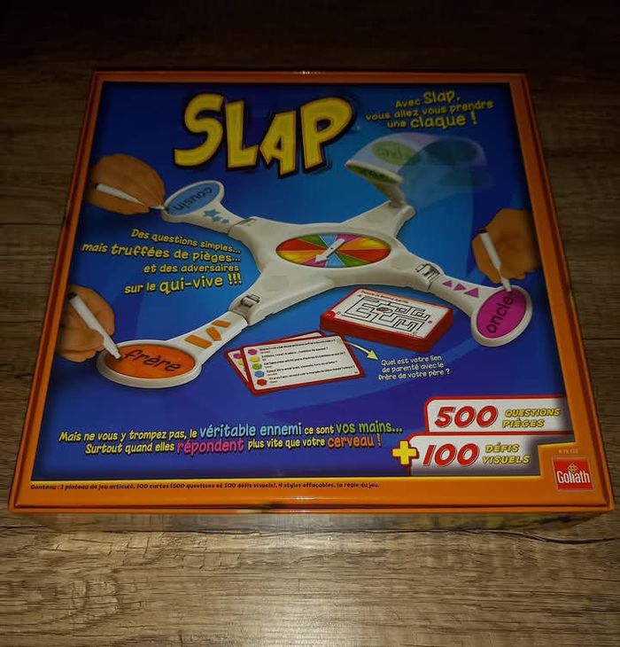 Jeu slap de chez goliath à partir de 8 ans 
2 feutres on sèché sinon très bon état - photo numéro 2