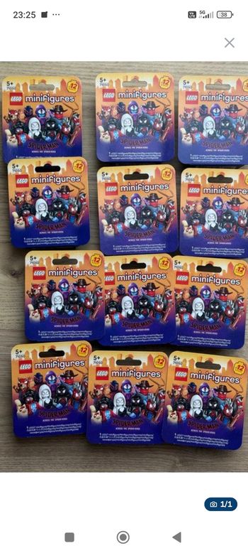 Mini figurines lego 71050