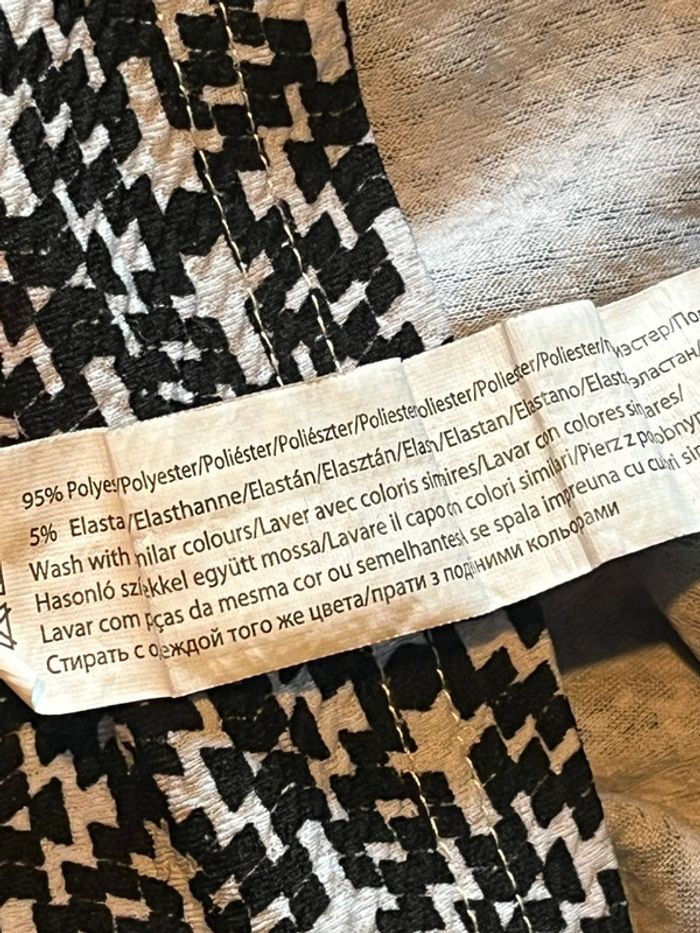 Robe droite femme M 38 motifs noirs et blancs - photo numéro 6
