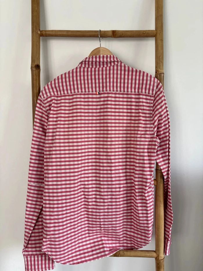 Chemise rouge à carreaux superdry taille M - photo numéro 8