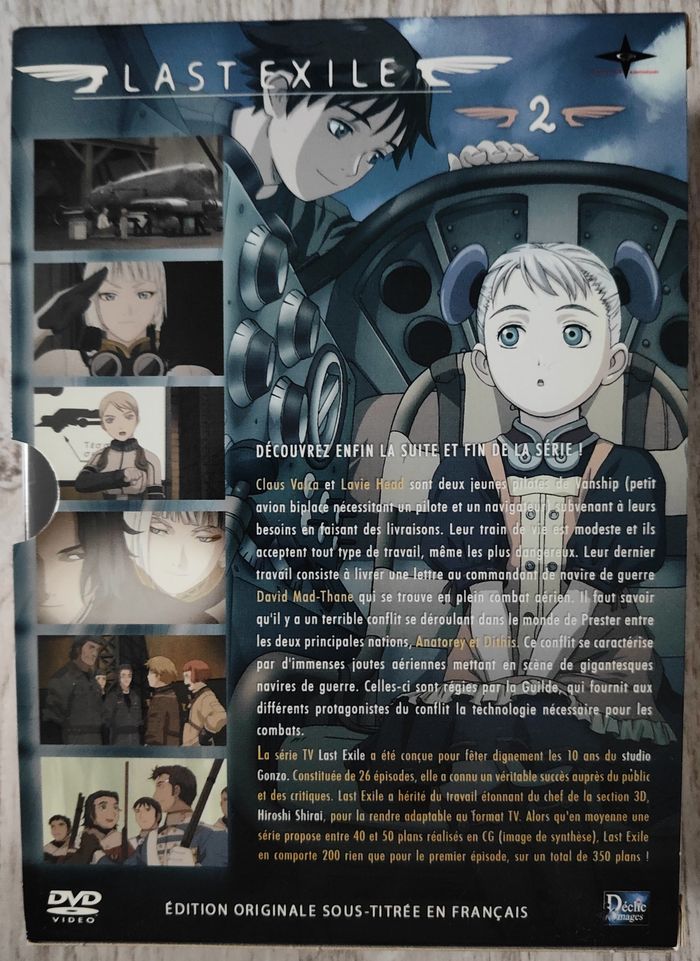 Last Exile Coffret DVD Manga Intégrale 2 - photo numéro 3