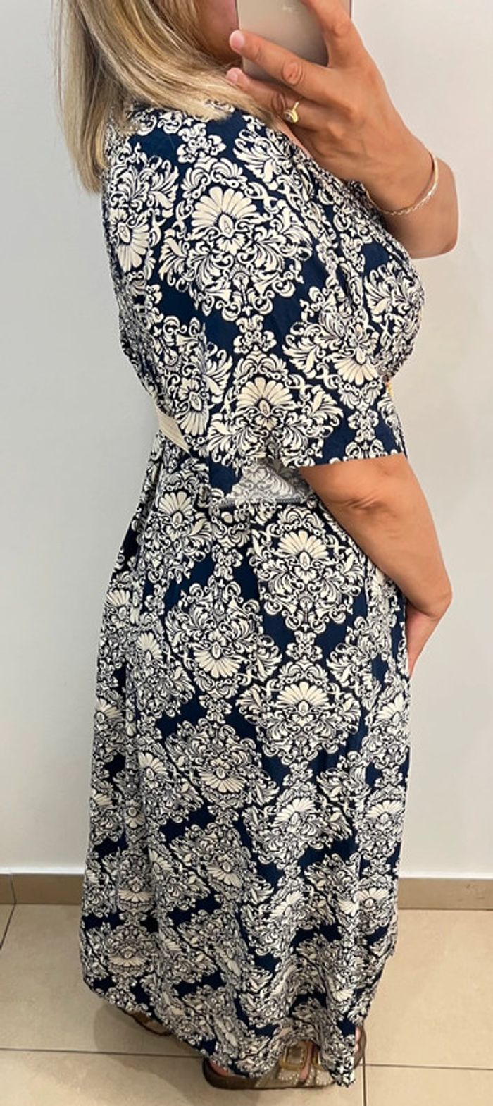 Robe longue imprimée XL-XXL - photo numéro 4