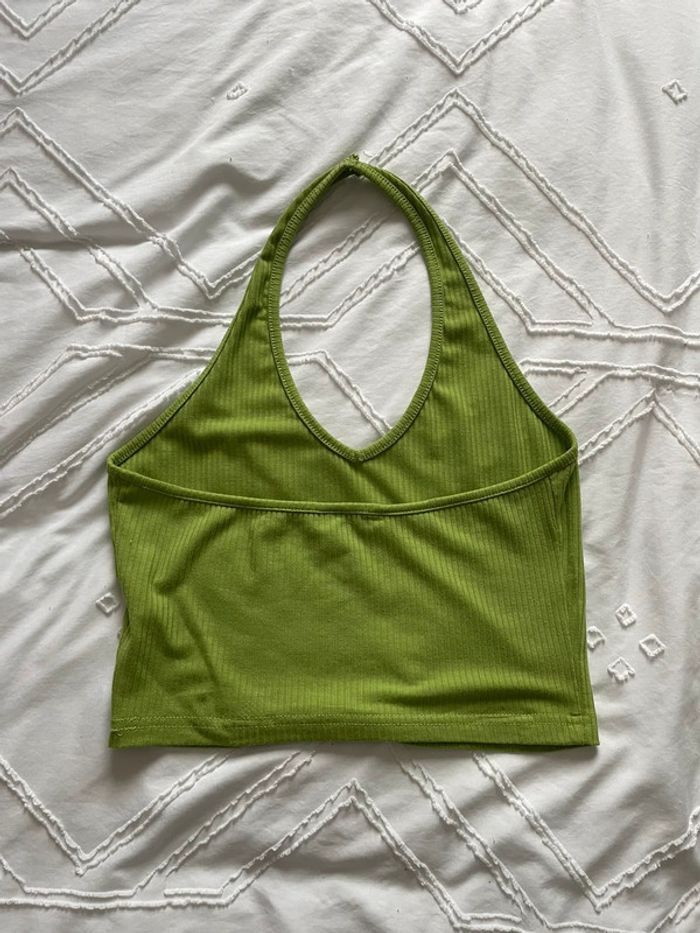 crop top vert - photo numéro 2