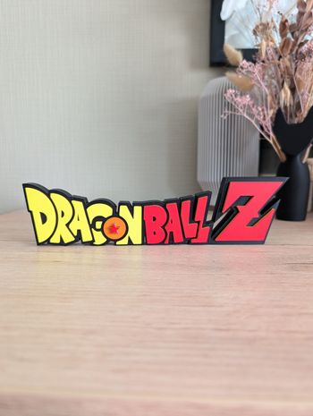 Dragon ball Z logo décoratif 23cm Excellent état 