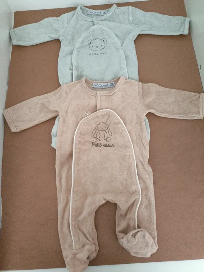 Lot pyjama chocolatine 1 mois