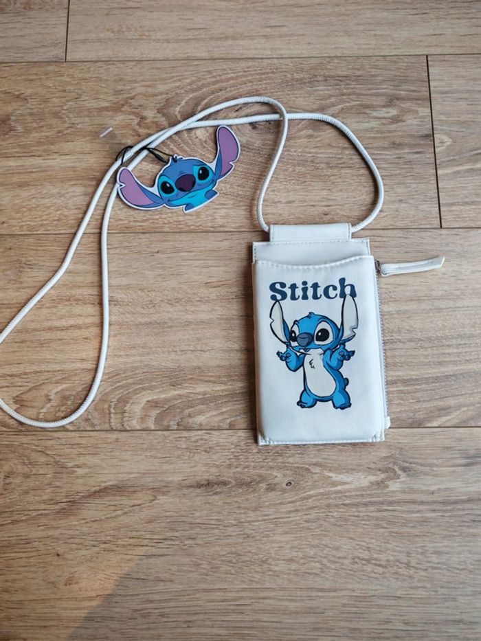 Sac tour de cou pochette téléphone Pochette bandoulière Stitch Disney
