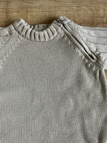 Pull beige bébé 12 mois 