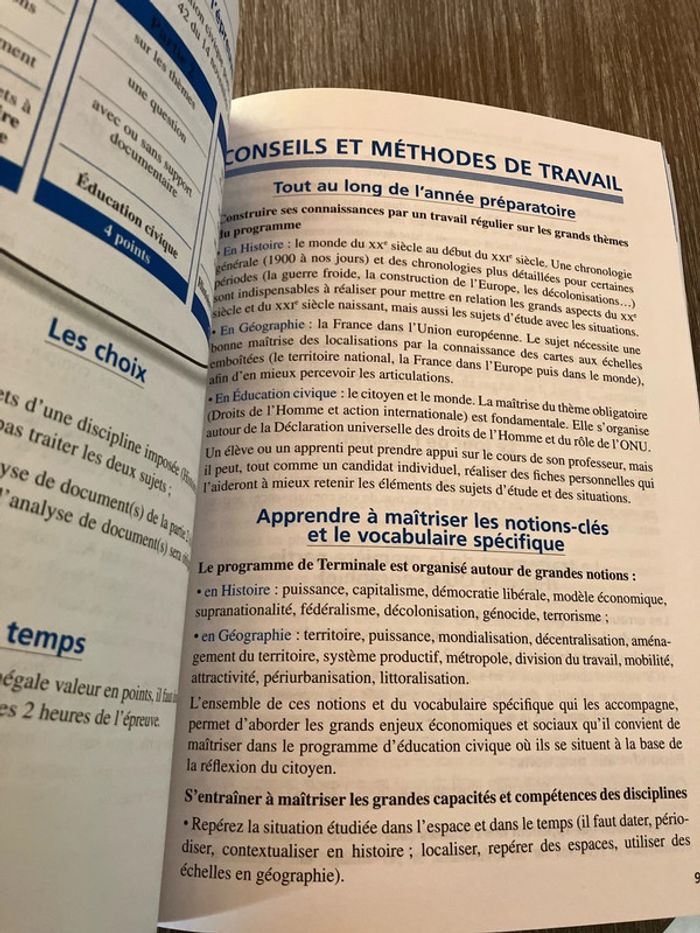 Annales  bac pro toutes séries français histoire géographique - photo numéro 3