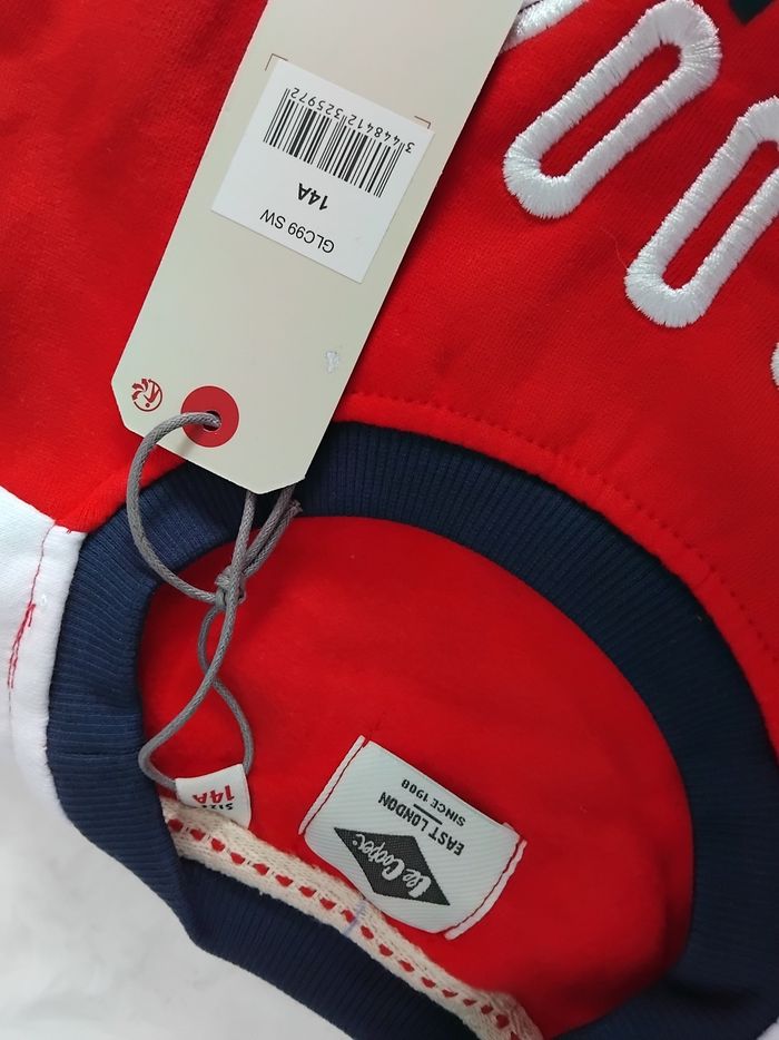 Sweat garçon Lee Cooper neuf avec étiquettes 14 ans - photo numéro 4