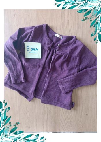 Gilet fille 5 ans DPAM