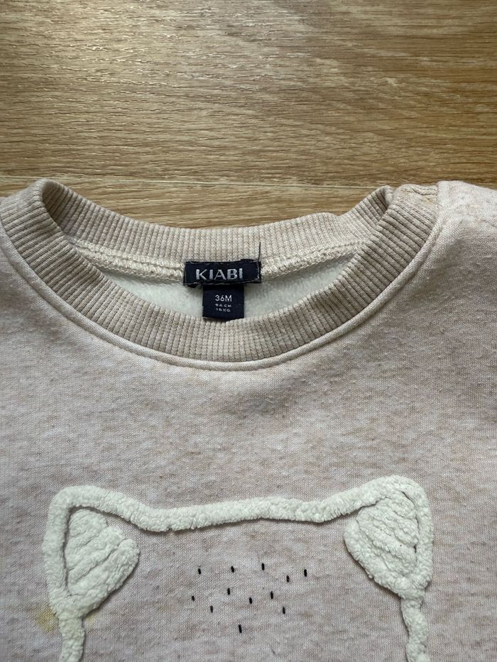🌸 Pull beige 36 mois Kiabi - photo numéro 4