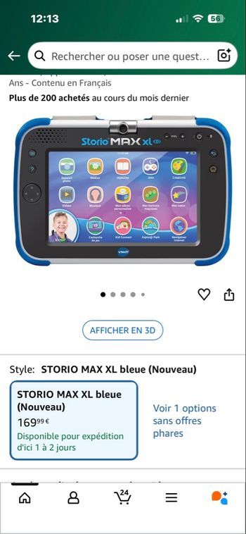 Tablette storio Max XL