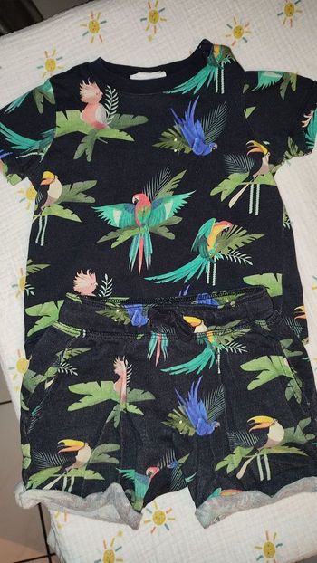Ensemble short et t-shirt 4-6 mois