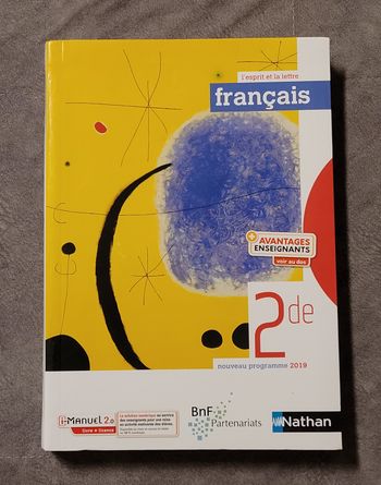 Français 2de (L'esprit et la lettre) Livre + licence élève 2019 - 2de L'esprit et la lettre Estelle
