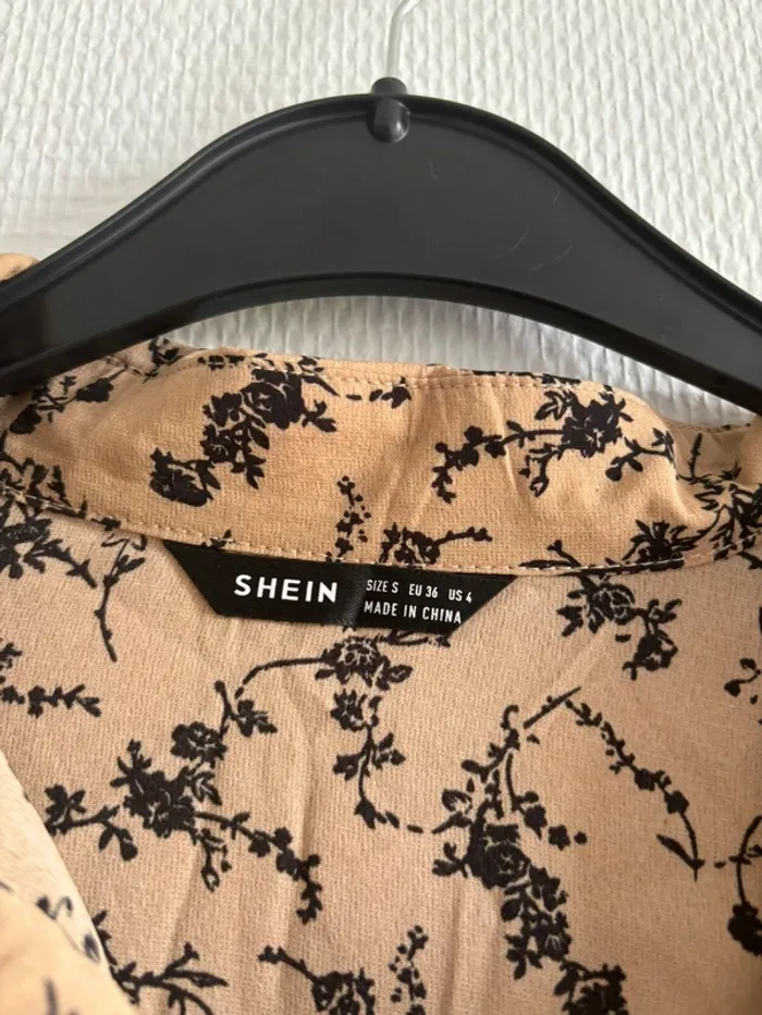 Robe chemise à motifs - photo numéro 4