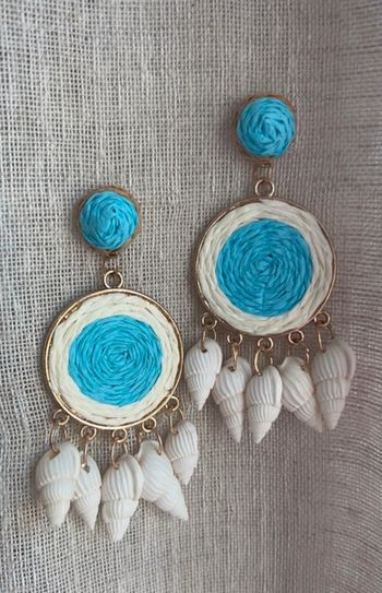 Boucles d’oreilles coquillages