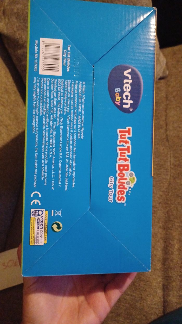 Circuit voiture tut tut bolides vtech baby 1-5 ans neuf - photo numéro 4