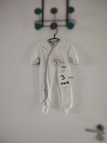 Pyjama 3 mois - mixte
