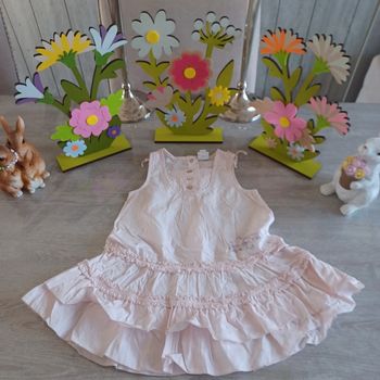 Robe été rose 18 mois