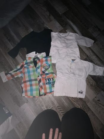 Tee shirts chemise 6 mois