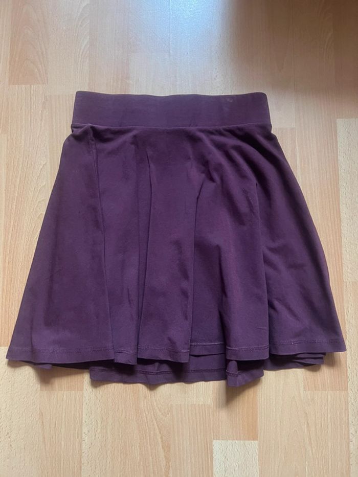Mini jupe femme violette pull & bear taille M