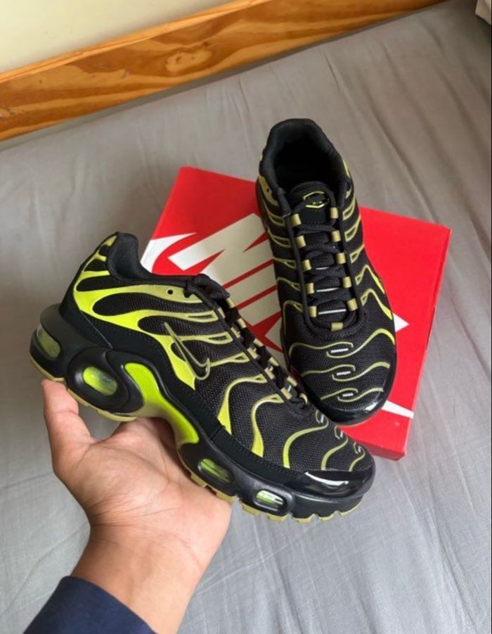 Nike tn noir vert fluo 38