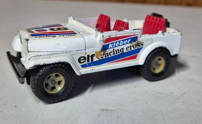 Majorette Jeep 1/32 – Rally Cross Elf Kléber – vintage