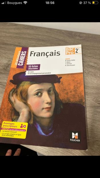 Français Seconde Bac Pro