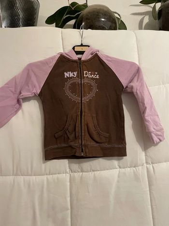 Gilets zippe Nky marron taille 4 ans / 104 cm