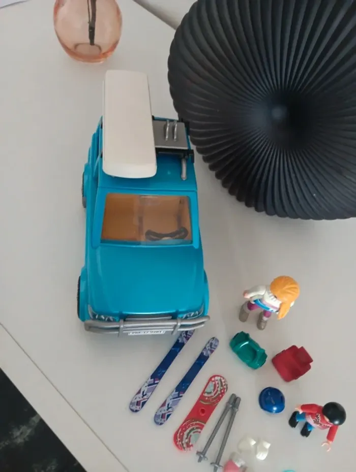 4x4 avec coffre de toit neige playmobil - photo numéro 17