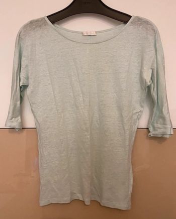 Haut manches 3/4 vert M