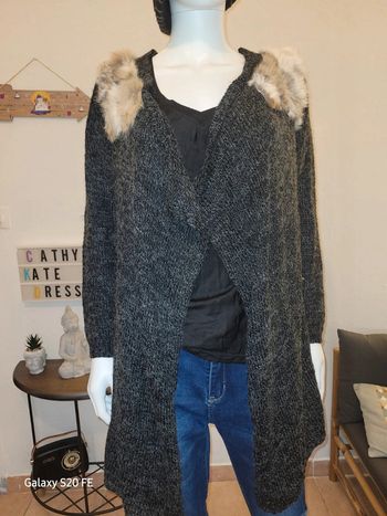 Gilet avec fourure